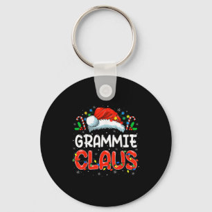 Grammie Claus Christmas Family Matching Pajamas Fu Key Ring