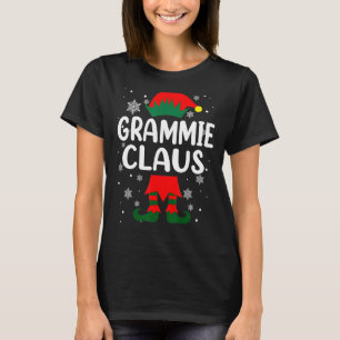 Grammie Claus Family Matching Grammie Claus Pajam T-Shirt