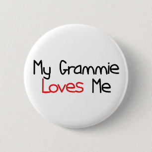 Grammie Loves Me 6 Cm Round Badge