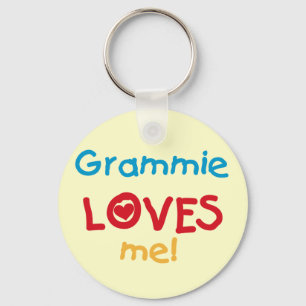 Grammie Loves Me T-shirts and Gifts Key Ring