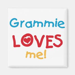 Grammie Loves Me T-shirts and Gifts Magnet