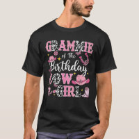 Grammie Of The Birthday Cow Girl Rodeo Cow Girl Bi