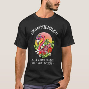 Grammiemingo Grammie Flamingo Grandma Grandmother T-Shirt