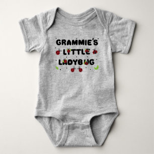 Grammie's Little Ladybug - Cute  Baby Bodysuit