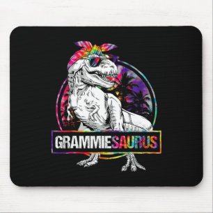 Grammiesaurus Dinosaur Grammie Saurus Matching Tie Mouse Mat
