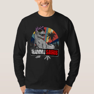 Grammiesaurus Rex Dinosaur Grammie Saurus Family M T-Shirt