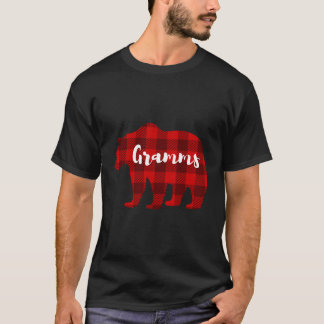 Gramms Bear Clothing Women Gift Grandparent Family T-Shirt