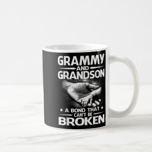 Grammy And Grandson A Bond That Can't Be Broken  Coffee Mug