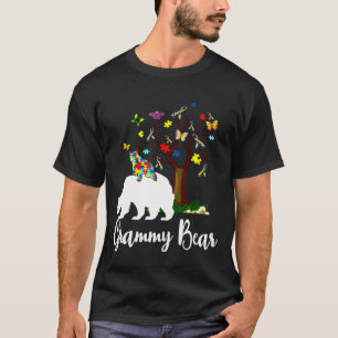 Grammy Bear Autism Awareness Love Support T-Shirt