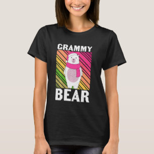 Grammy Bear Cute Grandmother Grandma Snowman Graph T-Shirt