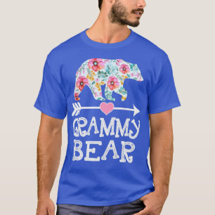 Grammy Bear Shirt Floral Family Mother's Day Gifts