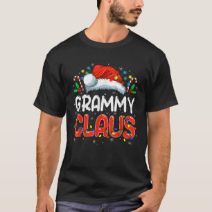 Grammy Claus Christmas Family Matching Pajamas Fun T-Shirt