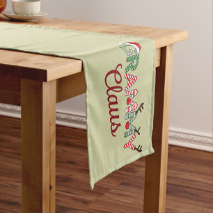 Grammy Claus Christmas Grandma Gift Xmas  Short Table Runner