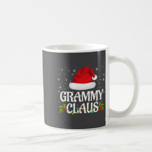 Grammy Claus Christmas Lights Santa Pajama Family Coffee Mug