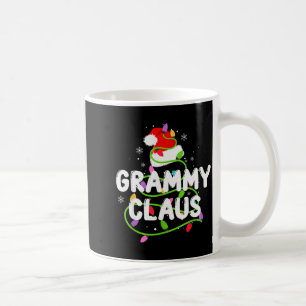 Grammy Claus Funny Christmas Lights Pajama Family  Coffee Mug