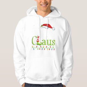 Grammy Claus Funny Family Santa Pajamas Hoodie