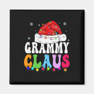 Grammy Claus Funny Xmas Family Matching Grandma Ch Magnet