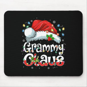 Grammy Claus Xmas Santa Matching Family Christmas Mouse Mat