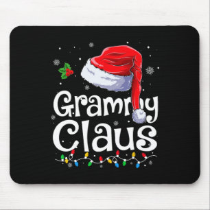 Grammy Claus Xmas Santa Matching Family Christmas Mouse Mat