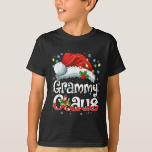 Grammy Claus Xmas Santa Matching Family Christmas T-Shirt