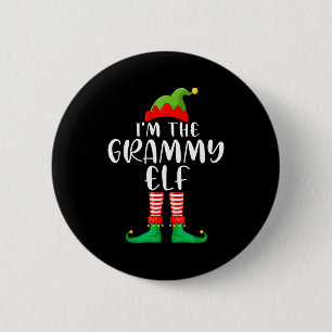 Grammy Elf Matching Family Group Christmas Party P 6 Cm Round Badge