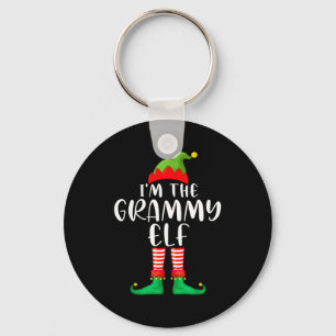 Grammy Elf Matching Family Group Christmas Party P Key Ring