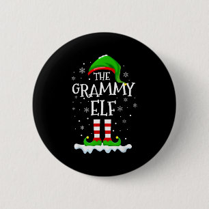 Grammy Elf Squad Xmas Family Matching Group Christ 6 Cm Round Badge