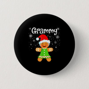 Grammy Gingerbread Family Matching Christmas Women 6 Cm Round Badge