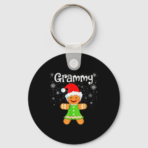 Grammy Gingerbread Family Matching Christmas Women Key Ring