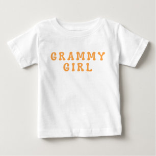 Grammy Girl Matching Grandma and grandaughter Baby T-Shirt