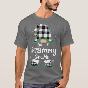 Grammy Gnome Buffalo Plaid Matching Family Christm T-Shirt