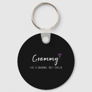 Grammy Like A Grandma Only Cooler Mother's Day Key Ring