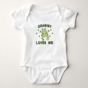 Grammy Loves Me Frog Baby Bodysuit