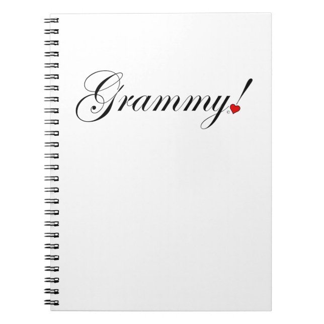 Grammy! Notebook (Front)