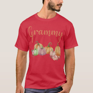 Grammy of Little Pumpkin First Birthday Autumn Pum T-Shirt