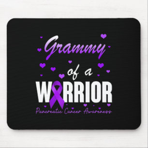 Grammy Of Pancreatic Cancer Warrior Ribbon Support Mouse Mat