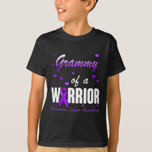 Grammy Of Pancreatic Cancer Warrior Ribbon Support T-Shirt