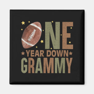 Grammy Of The 1 Year Old Football Birthday Boy Magnet