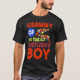 Grammy Of The Birthday Boy Lazer Tag Bday Party Ce T-Shirt