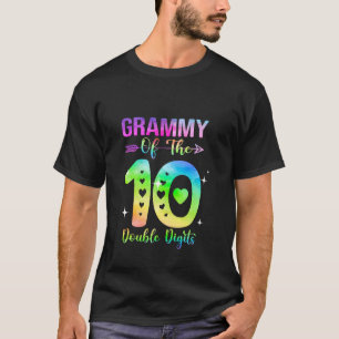 Grammy of The Birthday Girl Double Digits 10th Bir T-Shirt