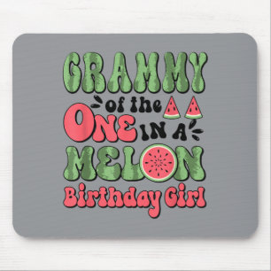 Grammy Of The Cute 1st Birthday Watermelon Mouse Mat