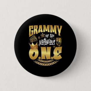 Grammy Of The Notorious One Old School Hip Hop 1st 6 Cm Round Badge