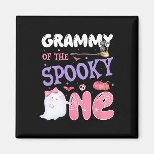 Grammy Of The Spooky One 1st Birthday Halloween Pi Magnet