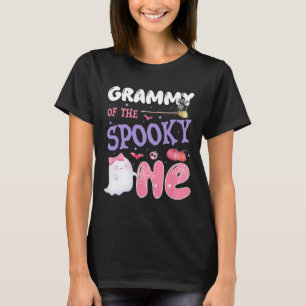 Grammy Of The Spooky One 1st Birthday Halloween Pi T-Shirt