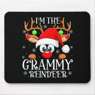 Grammy Reindeer Christmas Family Matching Group Fu Mouse Mat