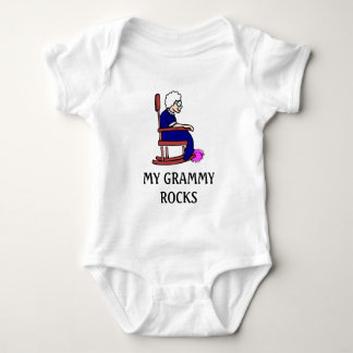 grammy rocks, MY GRAMMY ROCKS Baby Bodysuit