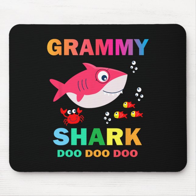 Grammy Shark  Mouse Mat (Front)