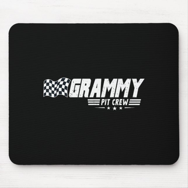 Grammy T Crew Race Car Birthday Family Racing  Mouse Mat (Front)
