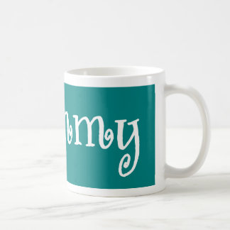 Grammy Teal And White Coffee Mug