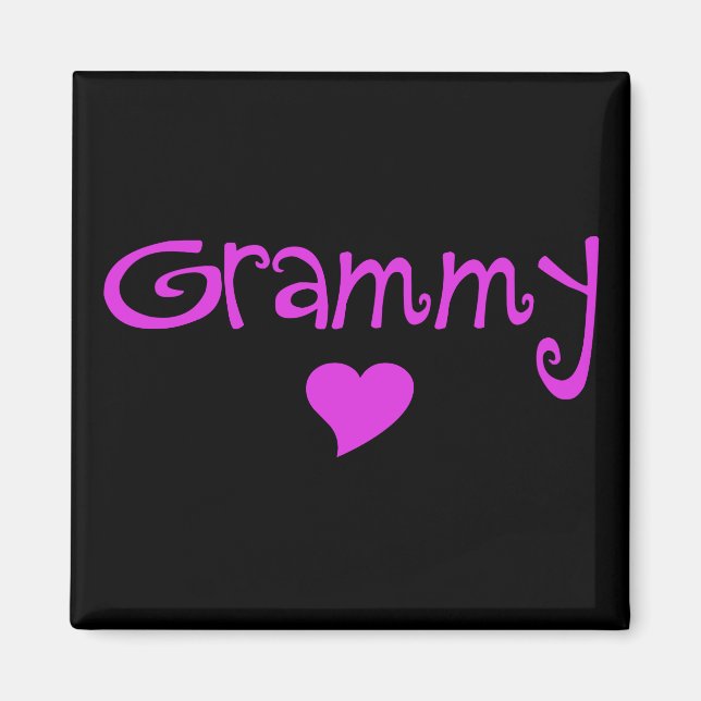 Grammy With Heart Magnet (Front)